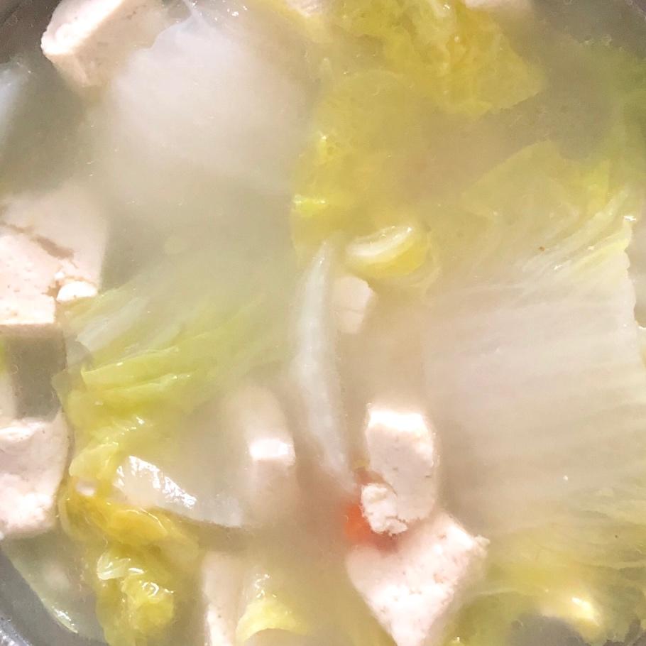 白菜豆腐汤