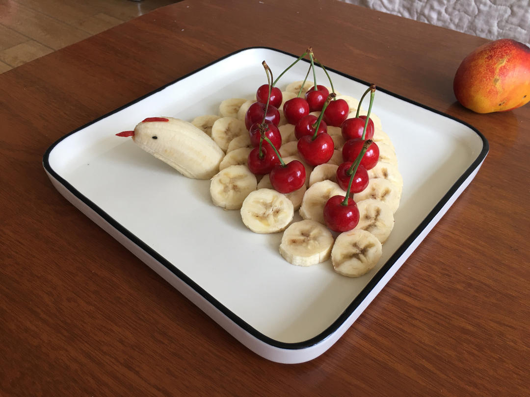 孔雀开屏之香蕉拼盘