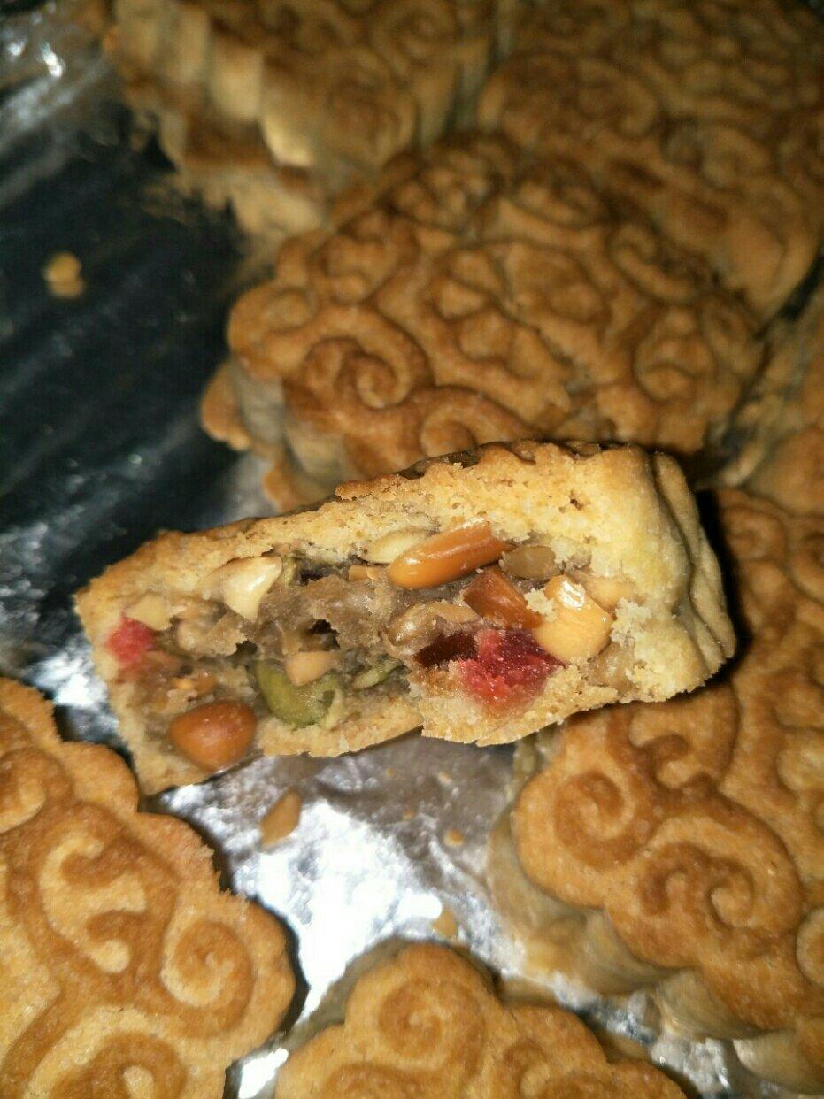 五仁月饼～不用转化糖浆的版本