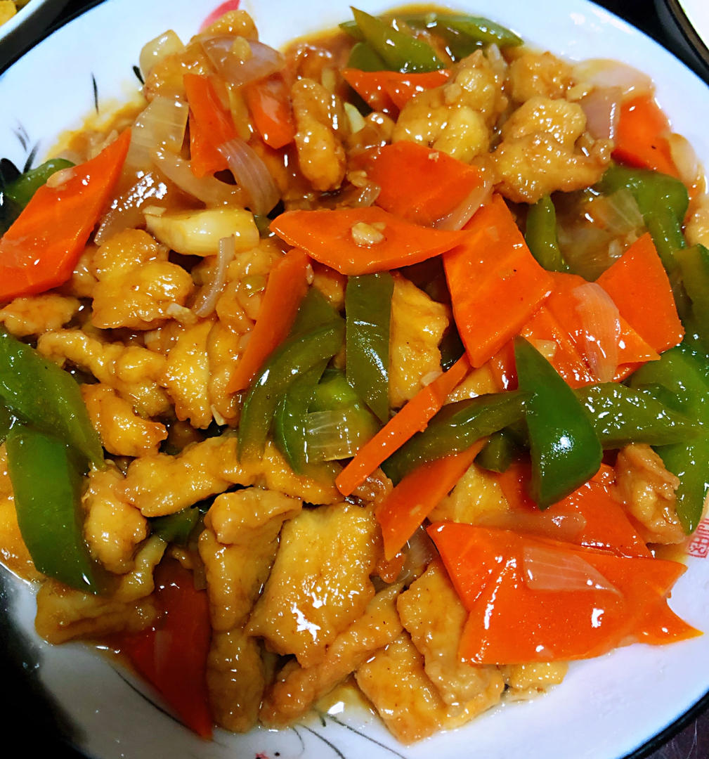 溜肉段（鸡胸肉版）