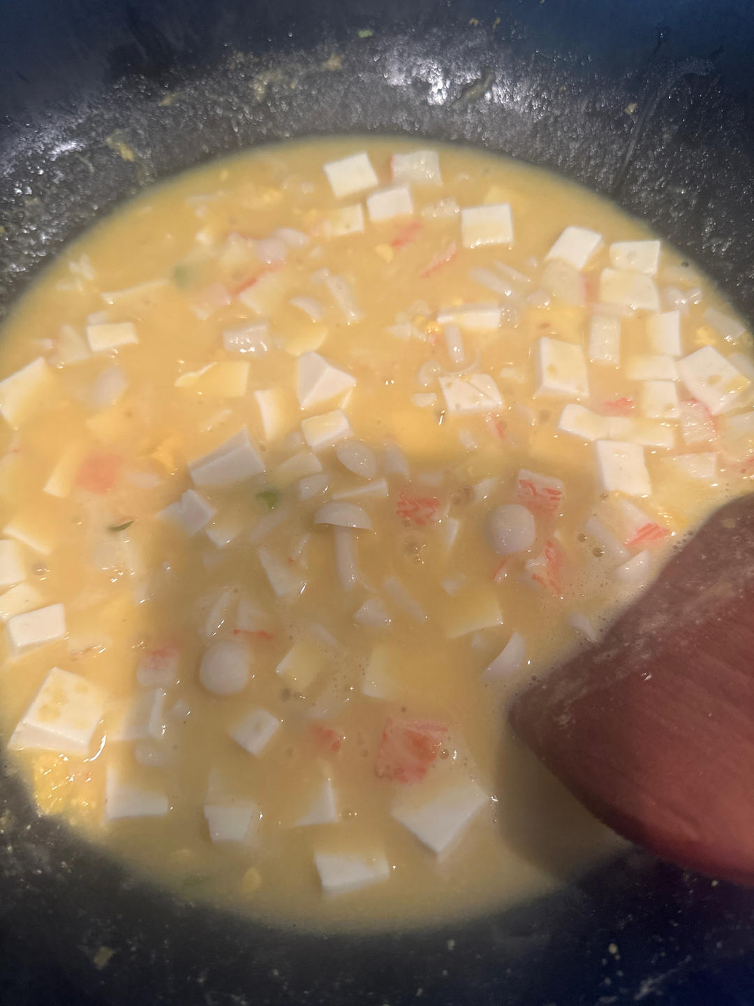 咸蛋黄豆腐羹