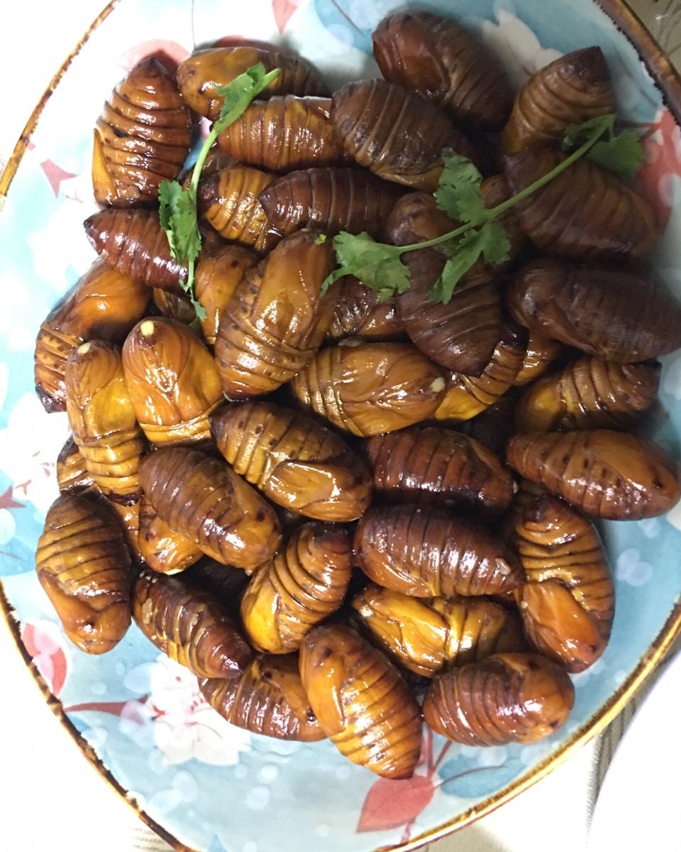 洋洋得益hyy做的清炒蚕蛹