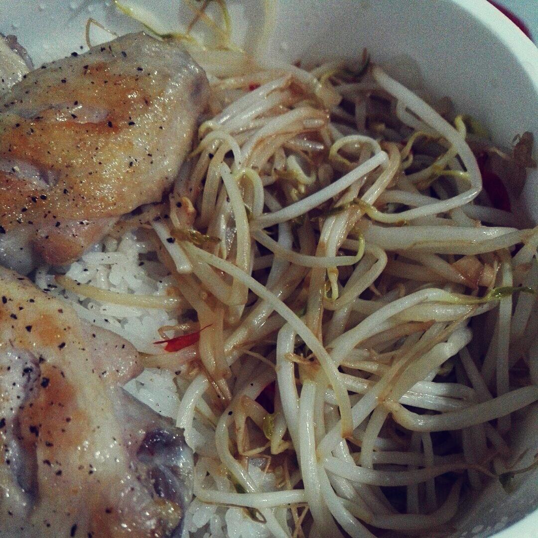 呛炒黄豆芽