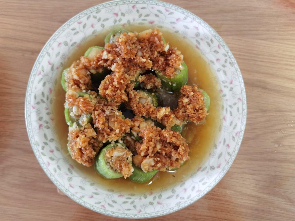 蒜蓉干贝蒸丝瓜