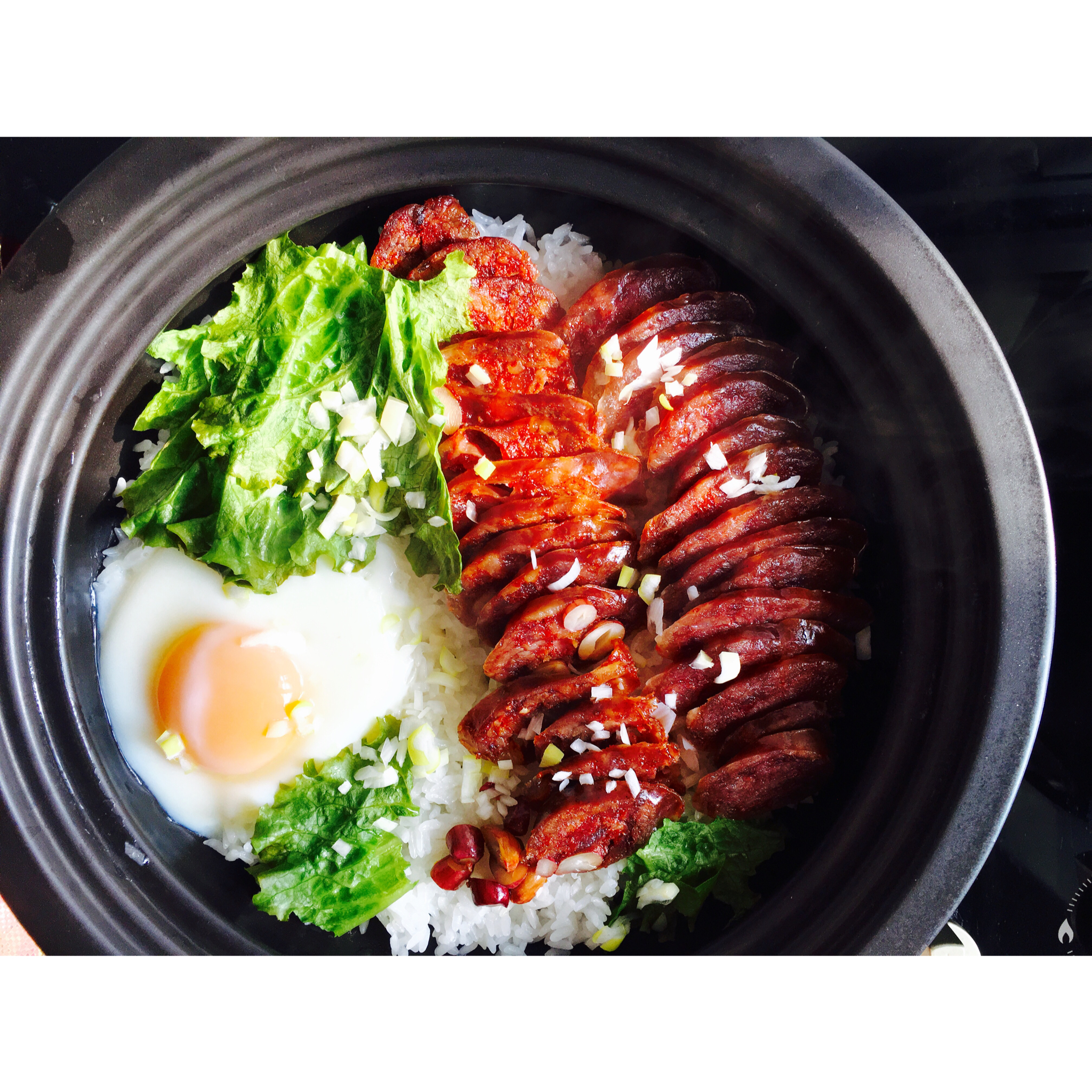 香肠煲仔饭