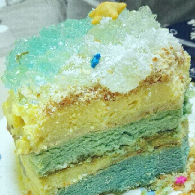 马尔代夫的海洋蛋糕