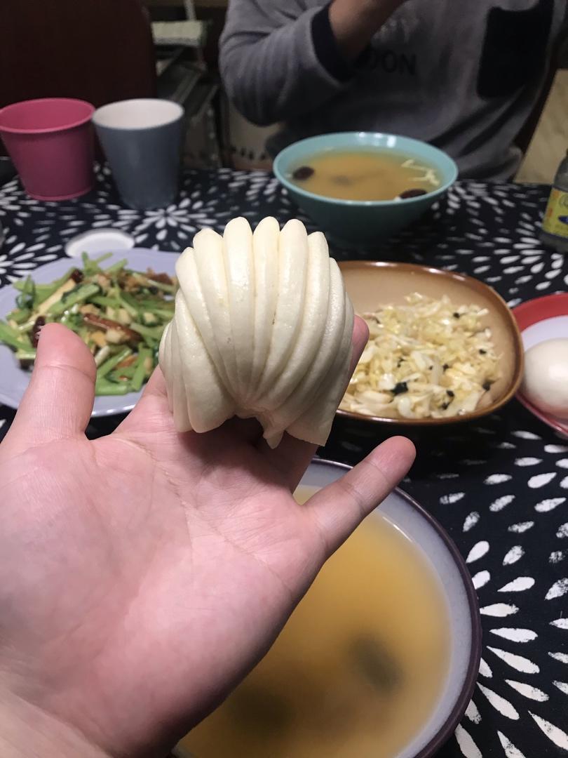 造型漂亮做法超简单的，花卷馒头