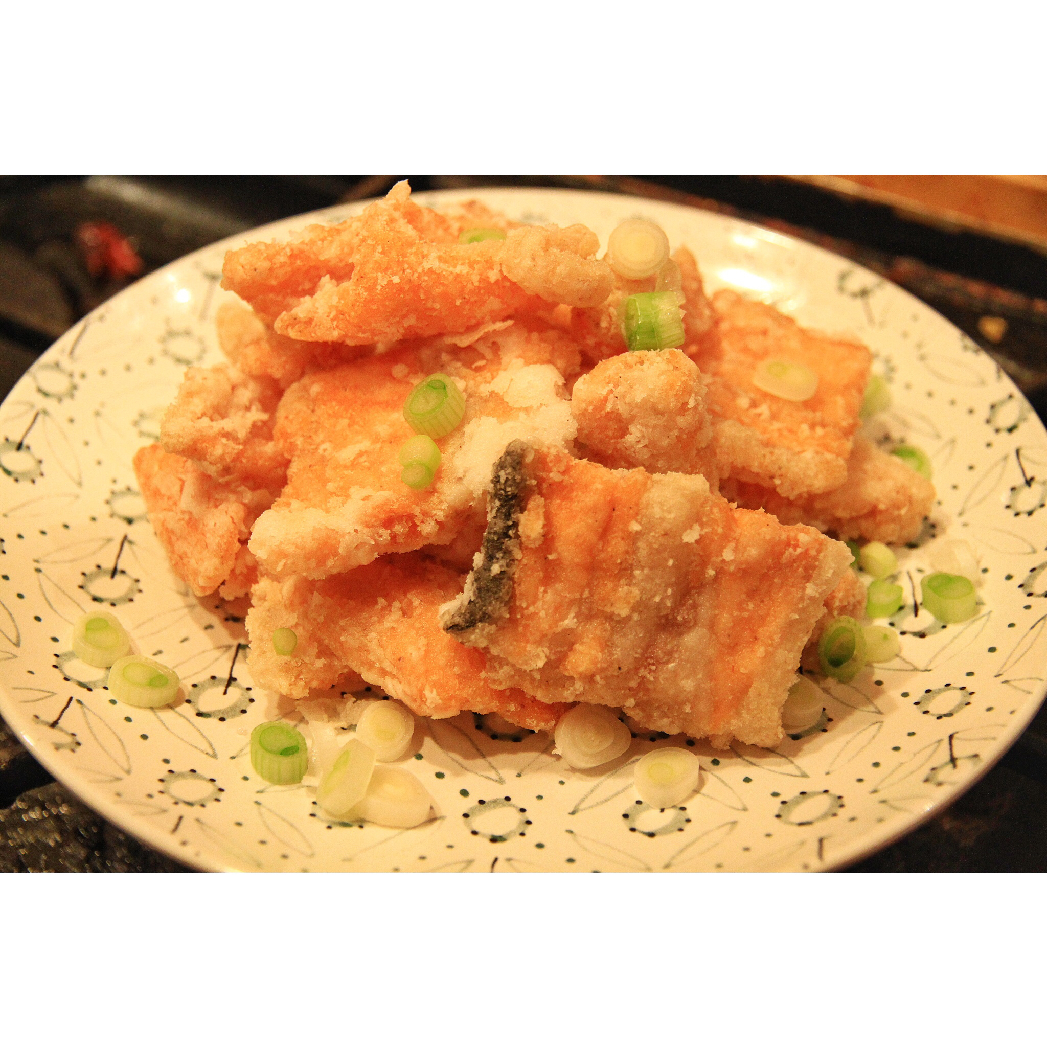 干煎三文鱼骨