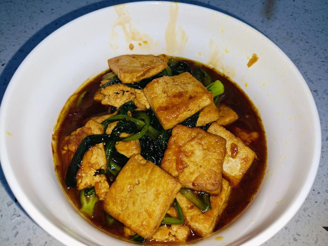 青菜炒豆腐