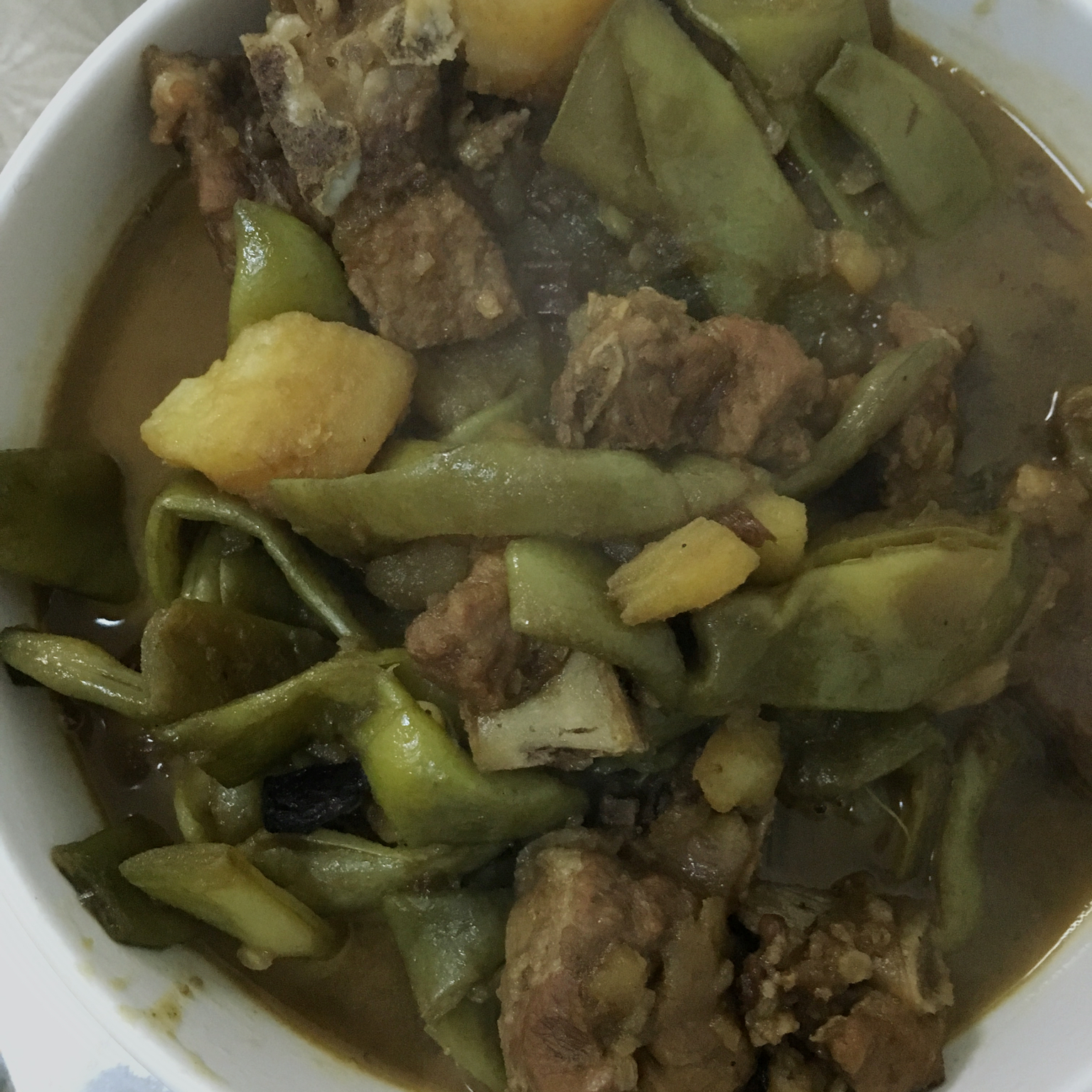 排骨炖豆角
