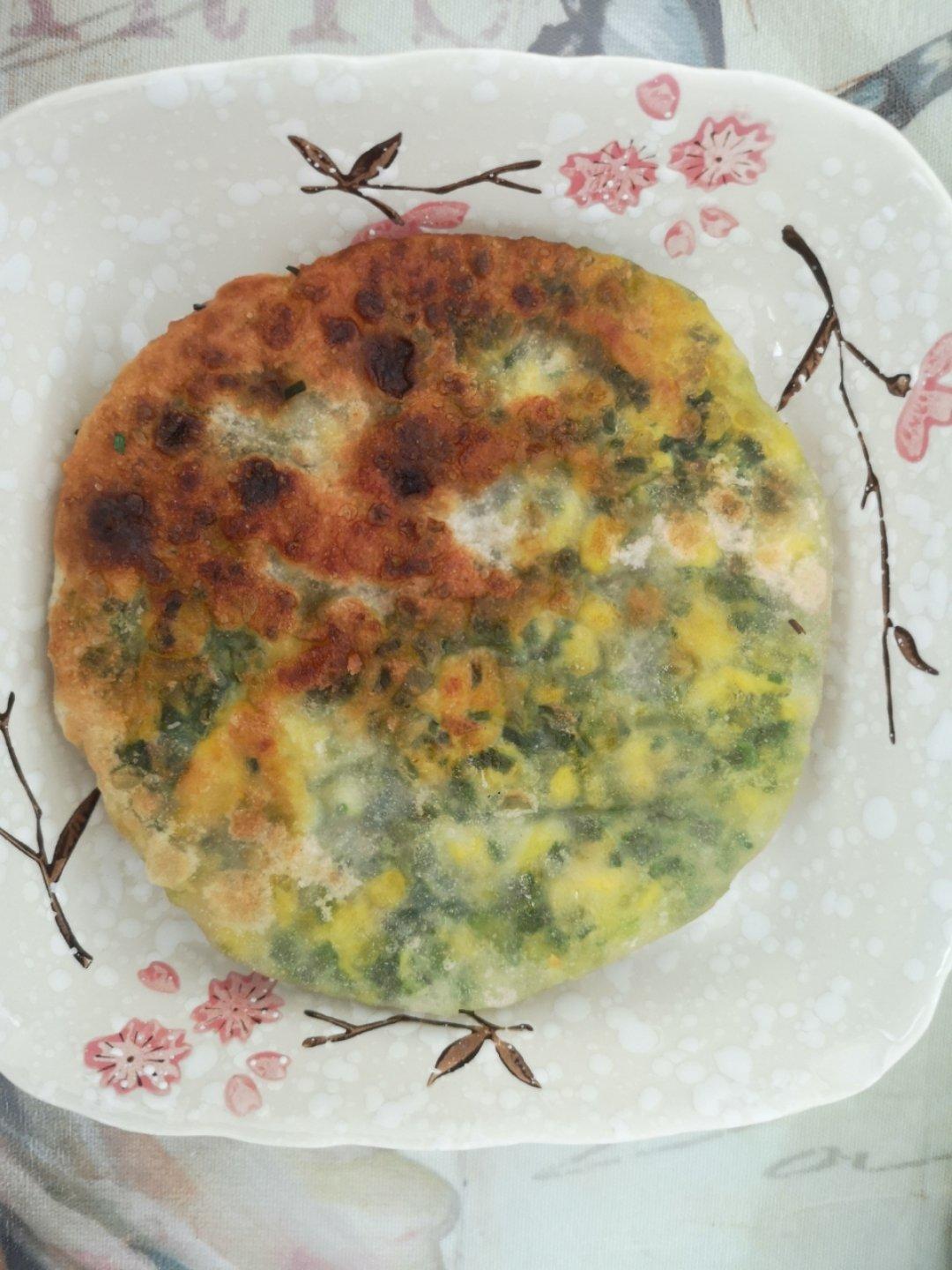 薄皮馅饼的制作方法（鸡蛋菠菜、鸡蛋韭菜馅儿饼）