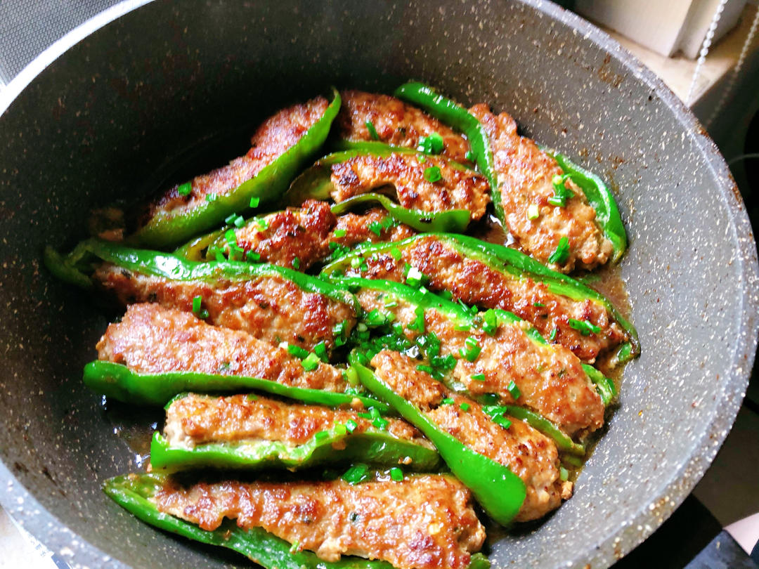 下饭菜肴--青椒酿肉