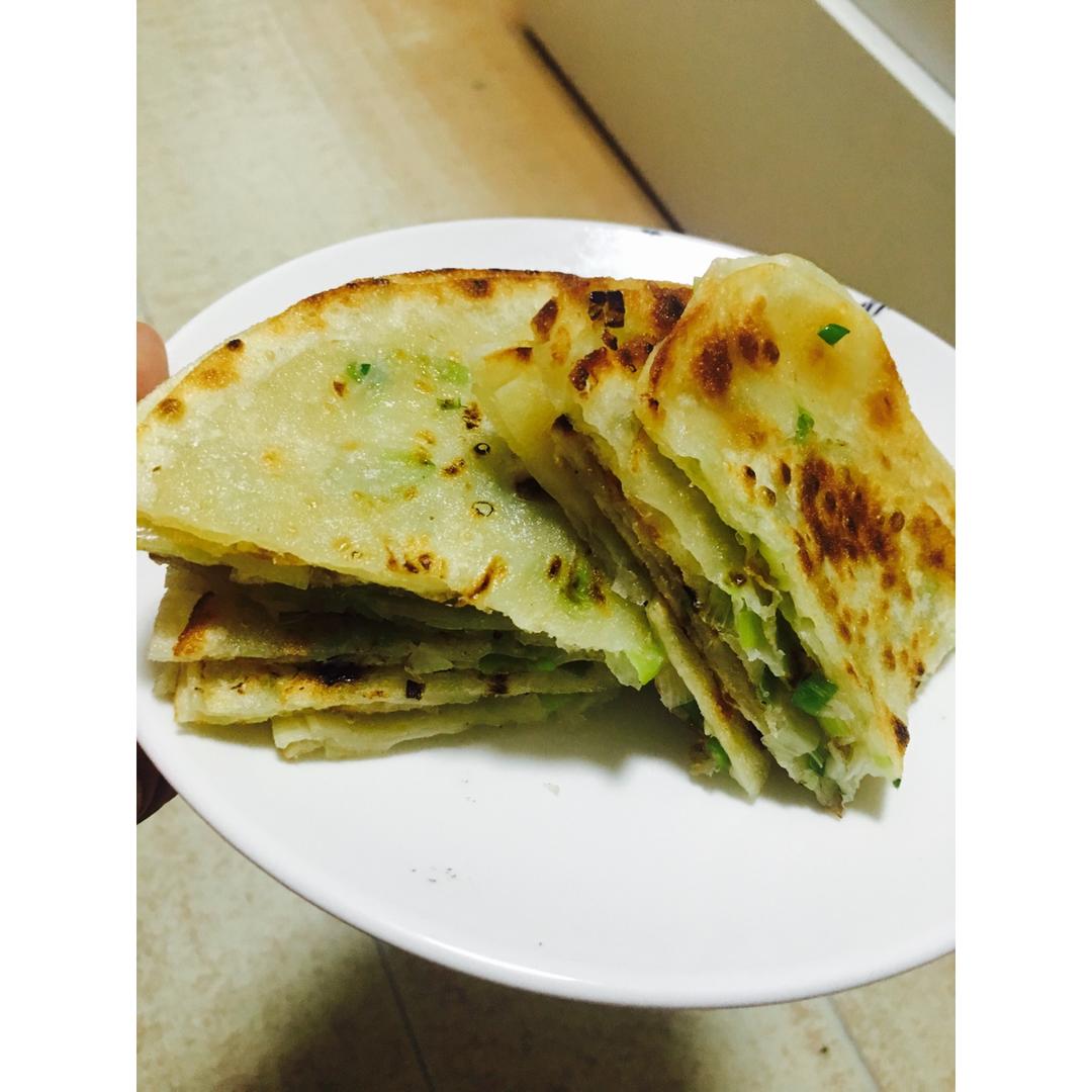 水饺皮｛葱油饼｝