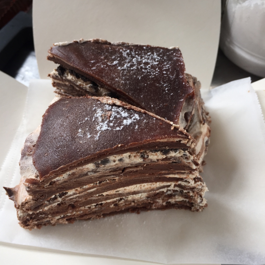 巧克力千层可丽饼