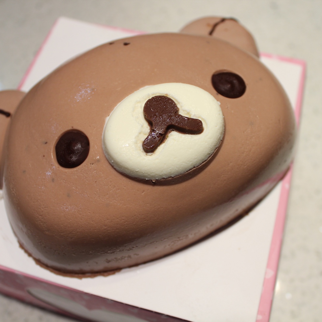 汤小猪做的轻松熊巧克力慕斯蛋糕