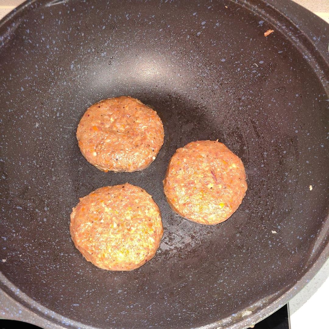 超详细汉堡牛肉饼｜附自制汉堡搭配#Healthymeals#减脂必撸16