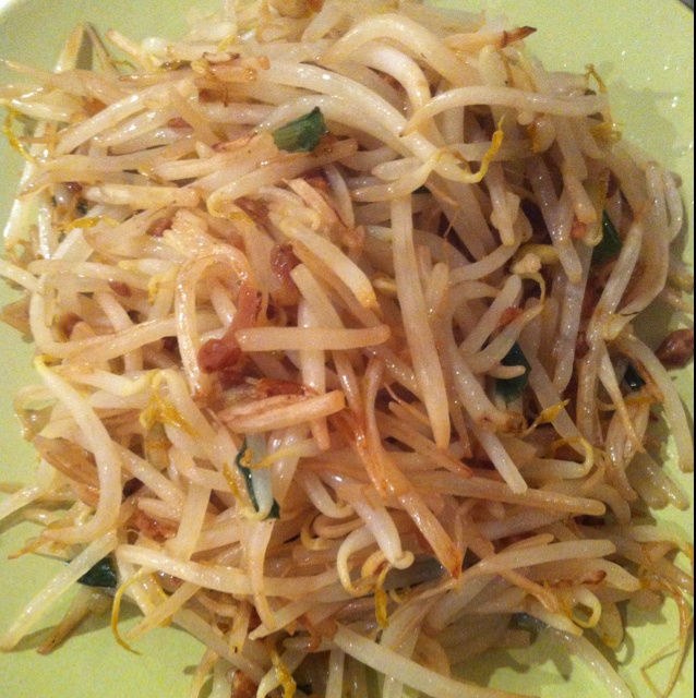 肉末炒豆芽