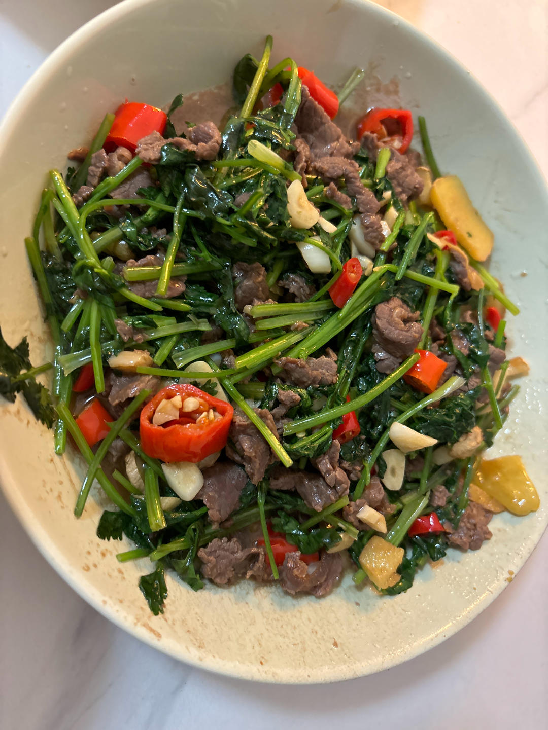 小炒黄牛肉，肉嫩味香！太好吃了简直是米饭杀手！