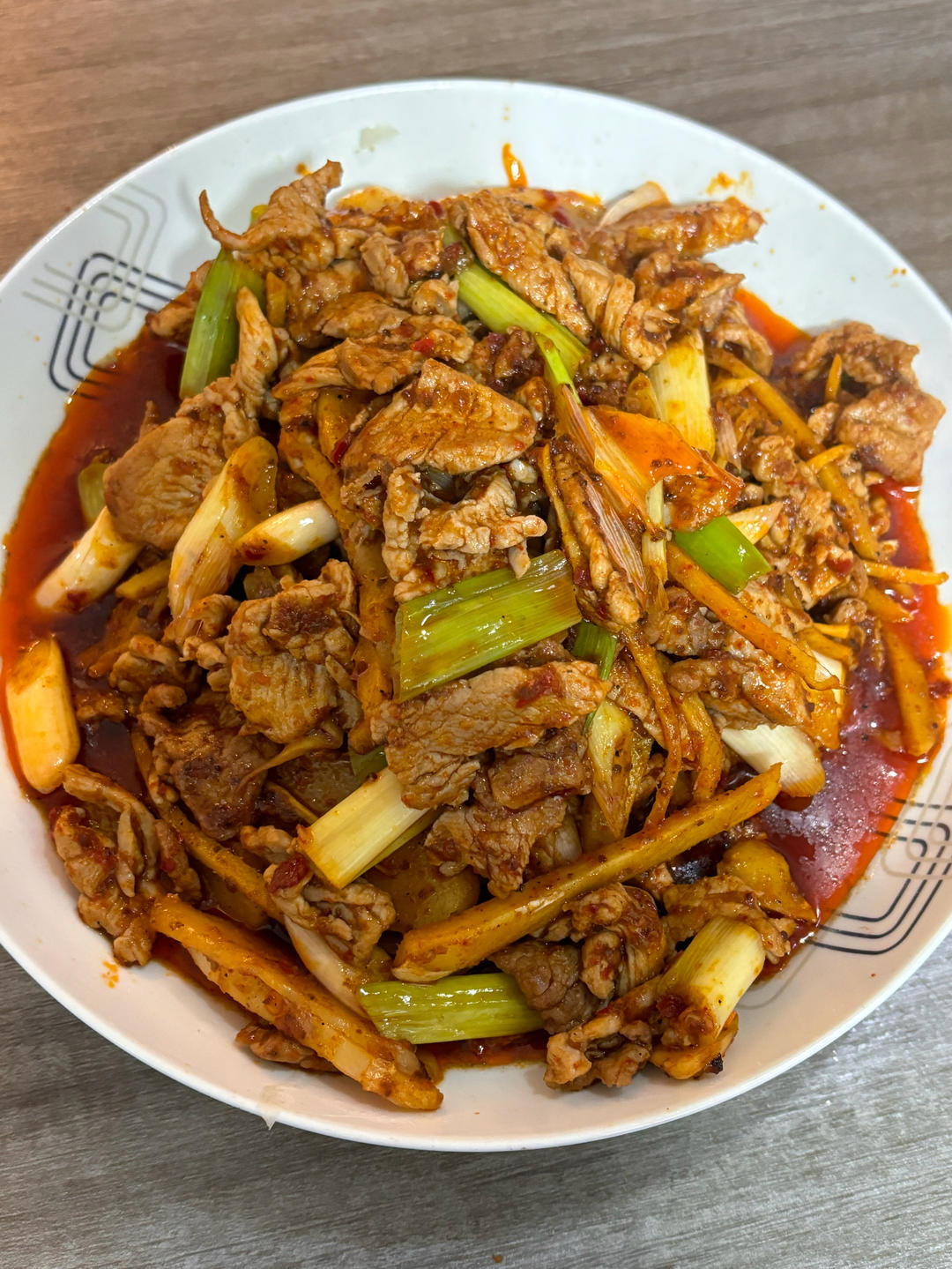 葱姜小炒肉