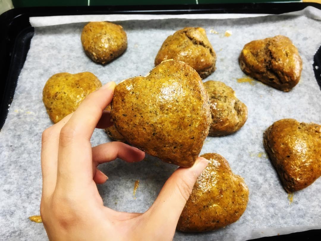 废弃酵种 无油椒盐火烧司康
