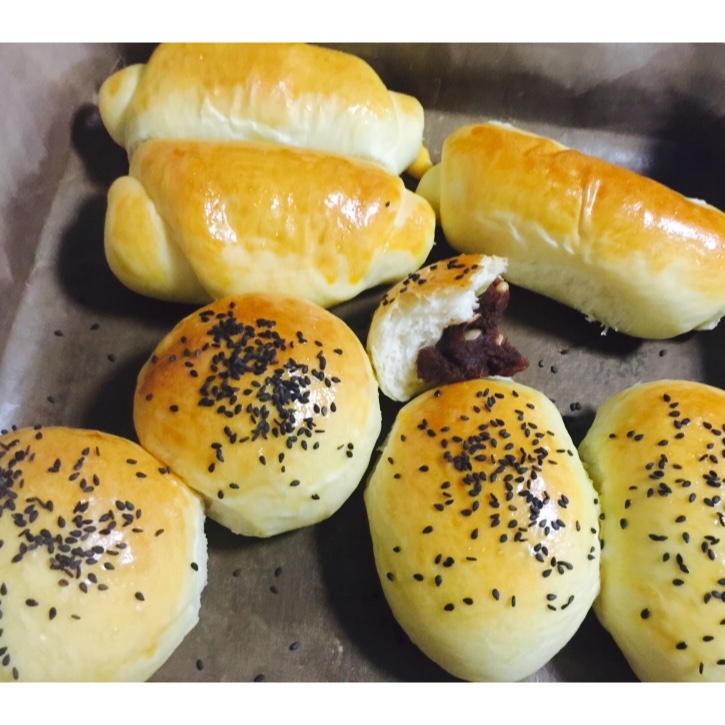 肠仔香葱芝士面包（橄榄油版）