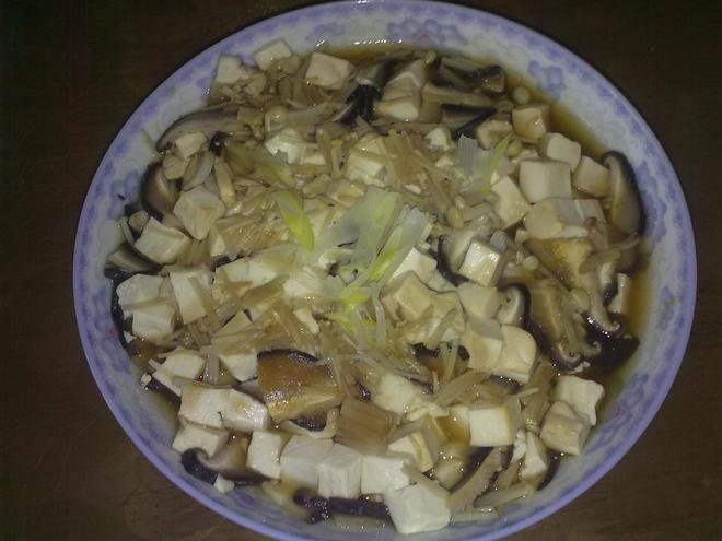 香菇蒸豆腐的做法