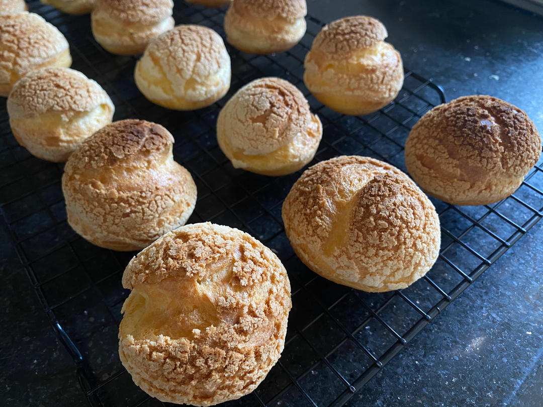 酥皮泡芙新手一次成功（附卡仕达酱做法）