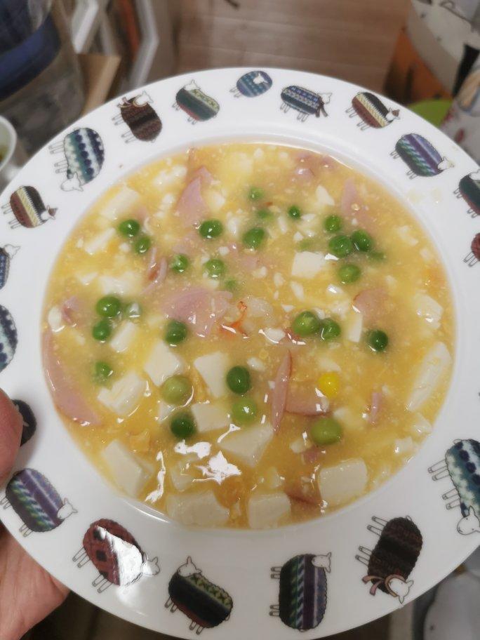 蟹黄豆腐（咸蛋黄版）