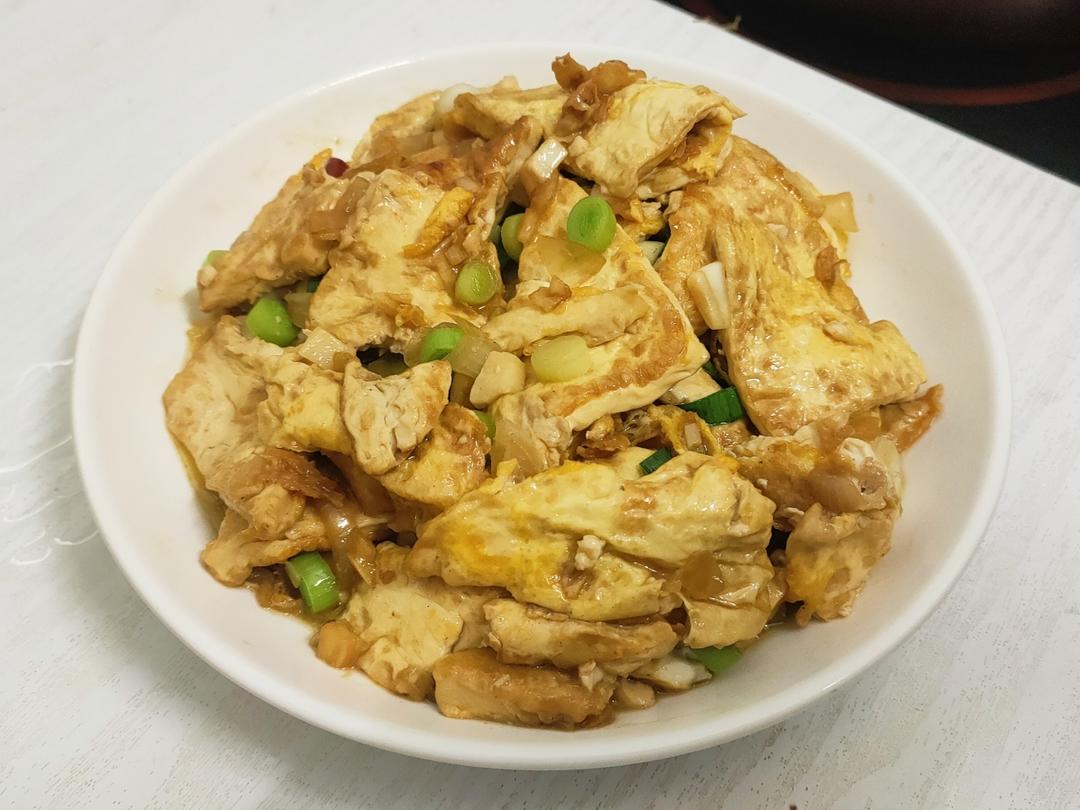 焖煎豆腐