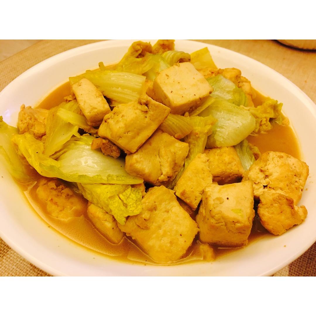 白菜炖豆腐