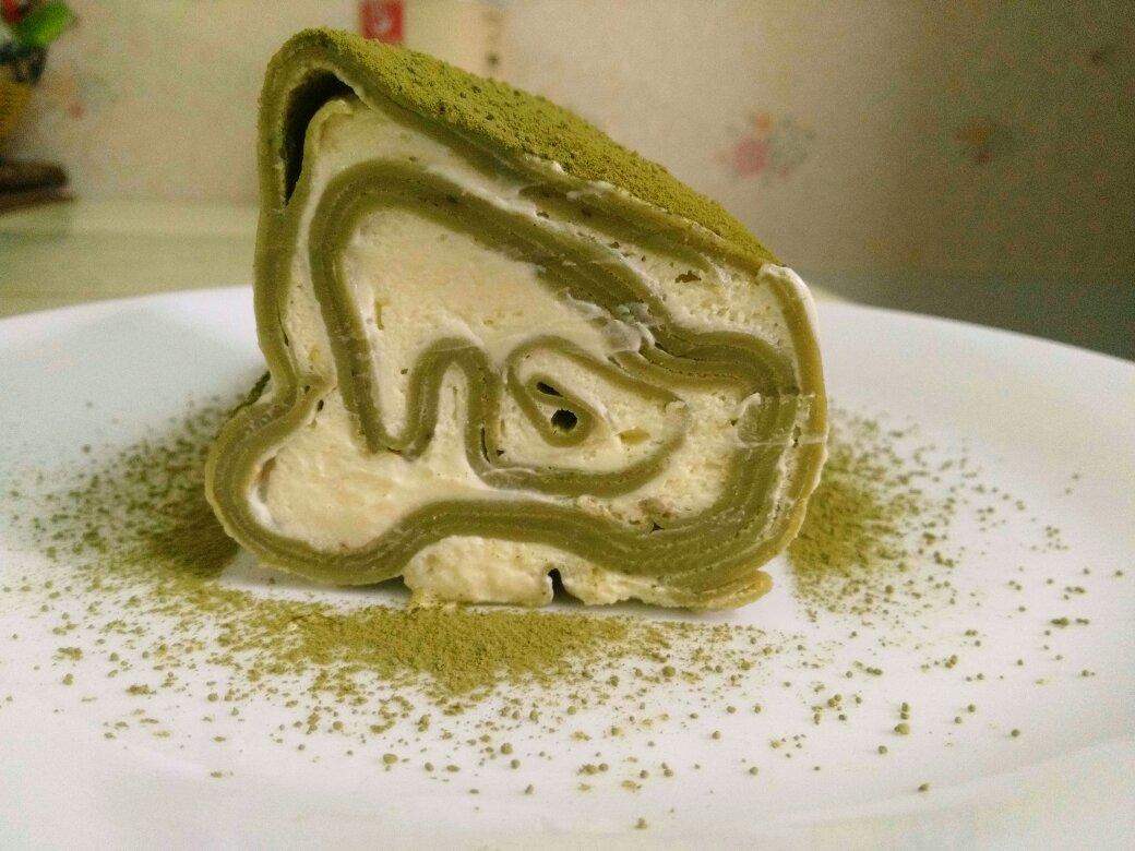 网红食谱│抹茶毛巾卷