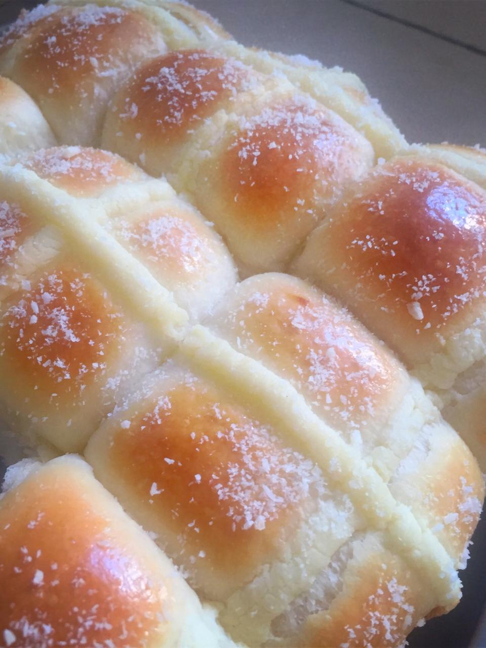 椰浆十字包 Coconut Custard Hot Crossed Bun