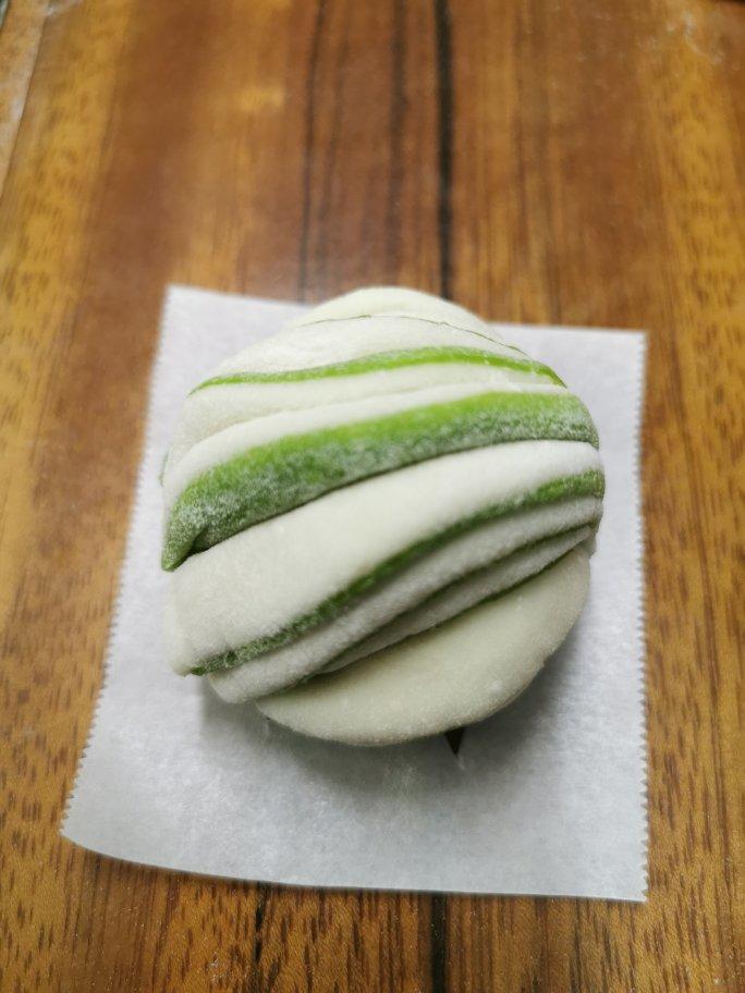 【菠菜双色花卷】馒头的花样