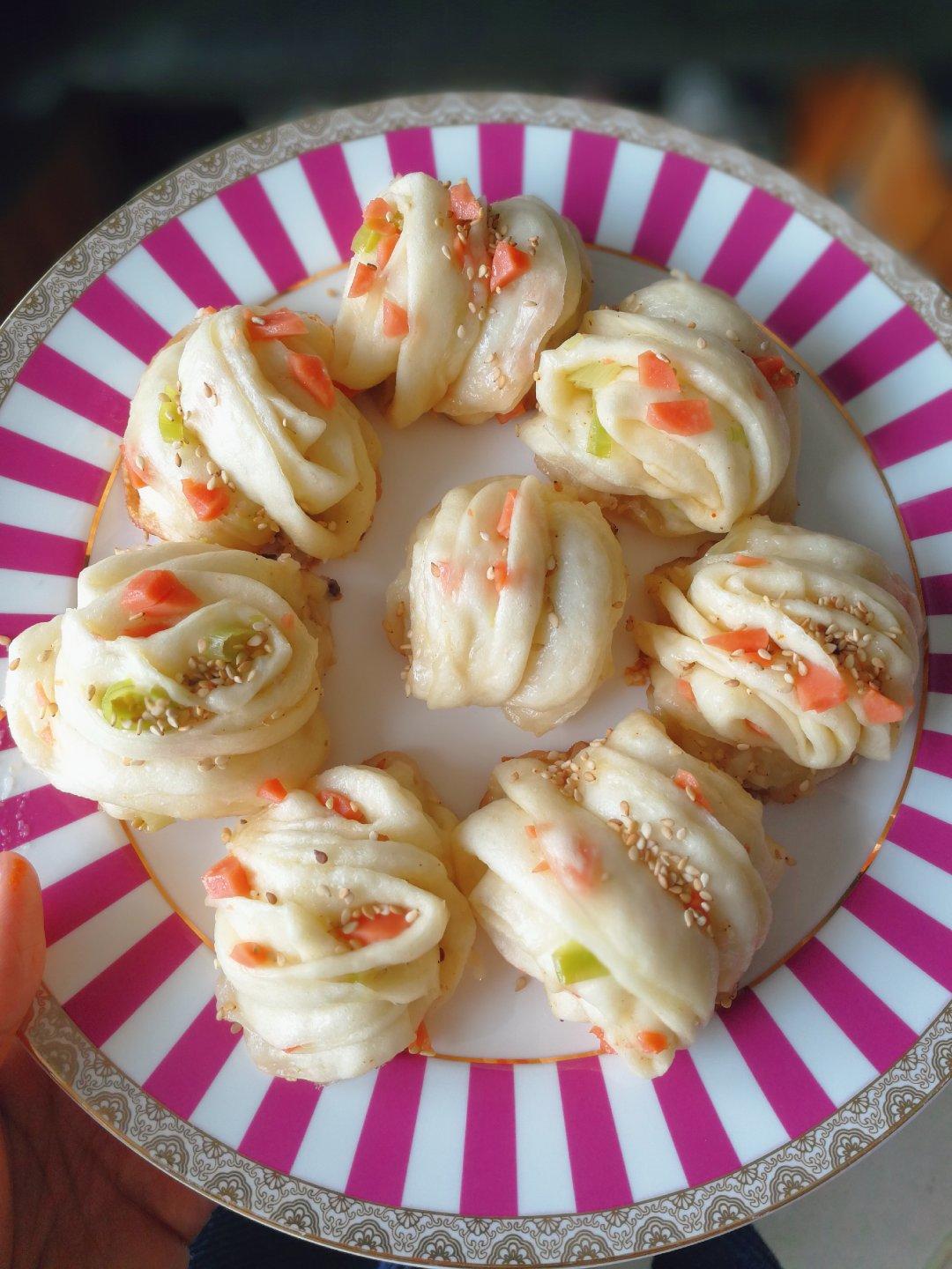 一定要做！—煎卷子【生煎花卷】