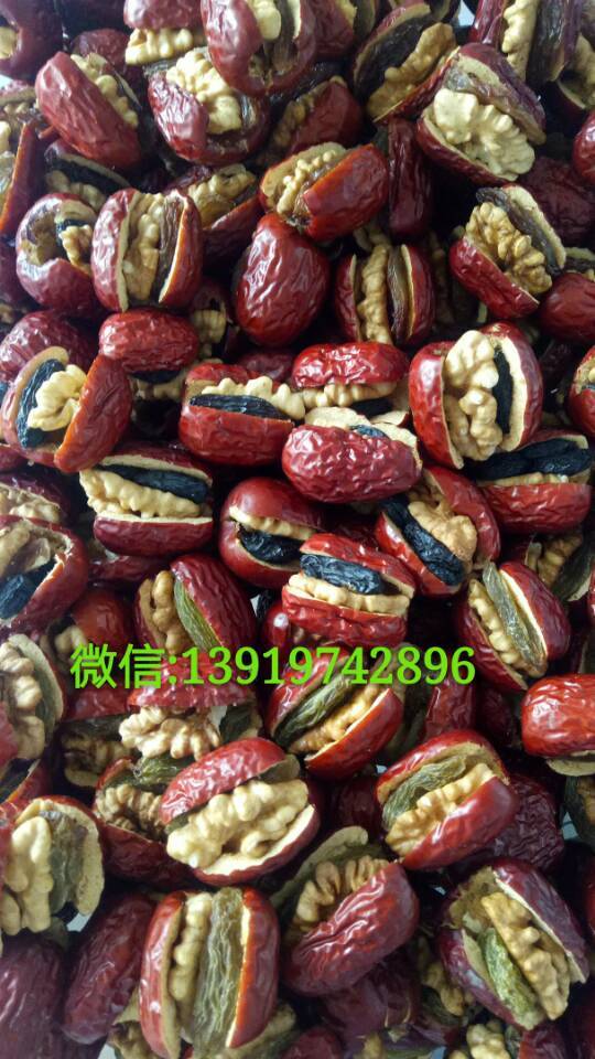 慢工手作枣夹琥珀核桃