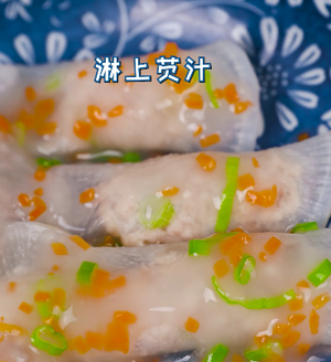 年夜饭必备美食：水晶萝卜卷的做法 步骤10