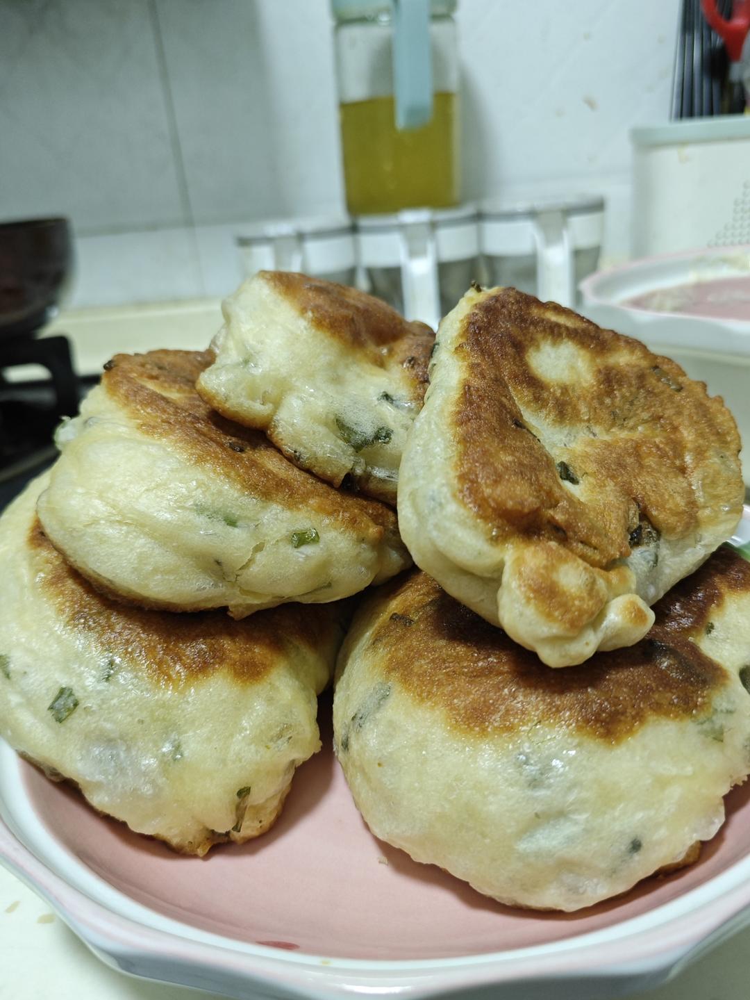 免手揉的发面葱油饼 超级软无敌好吃