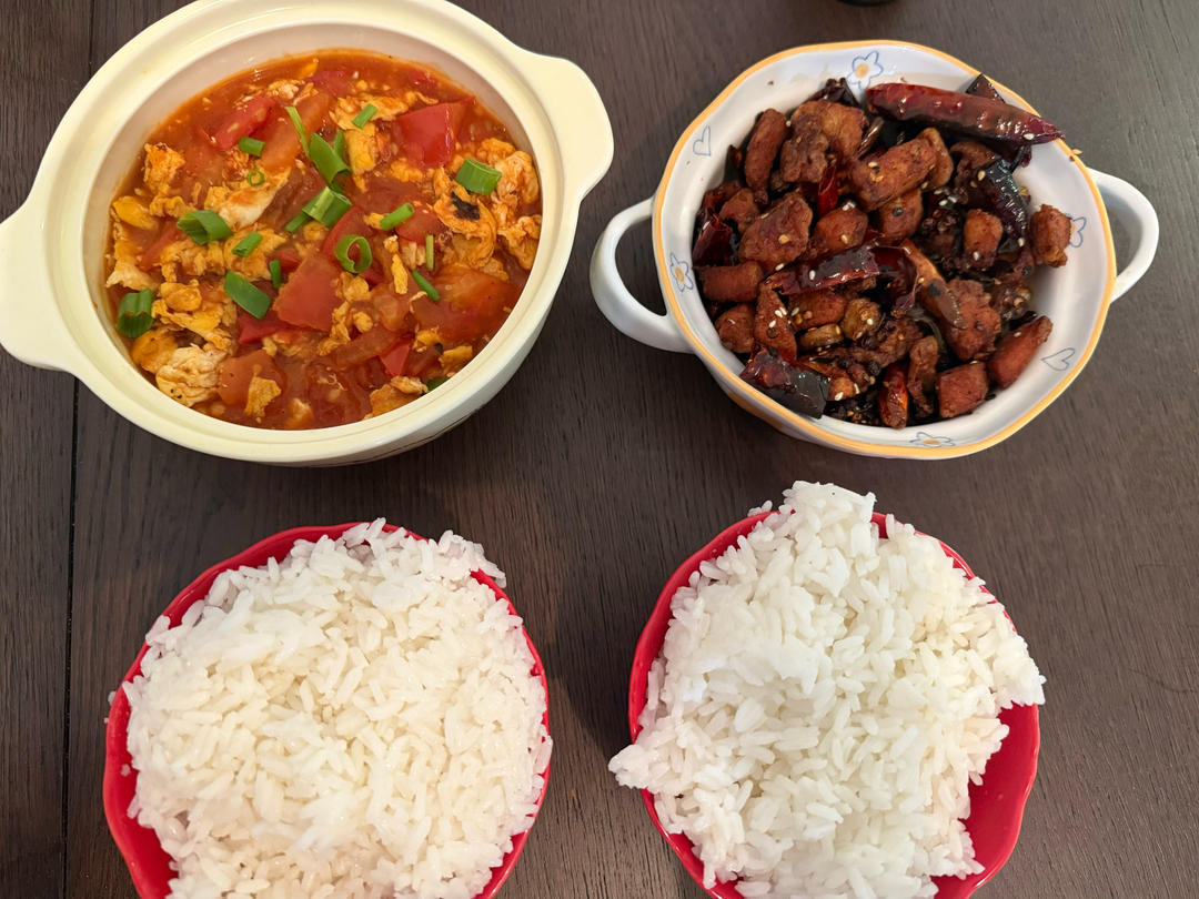 简单美味❗️好吃到舔盘的番茄炒蛋拌饭