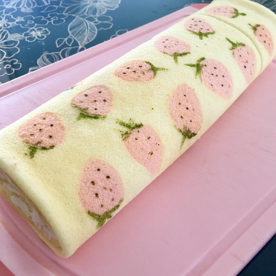 草莓蛋糕卷