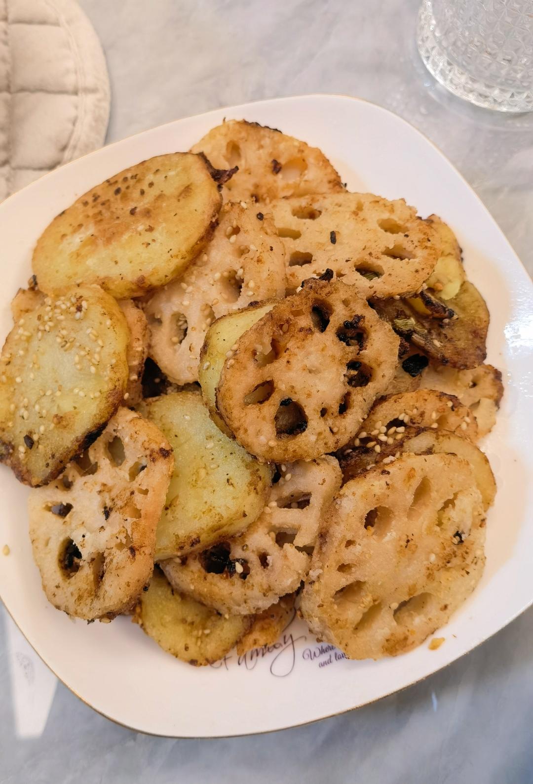 干锅土豆虾
