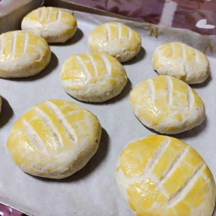 酥皮绿豆饼   酥得掉渣渣