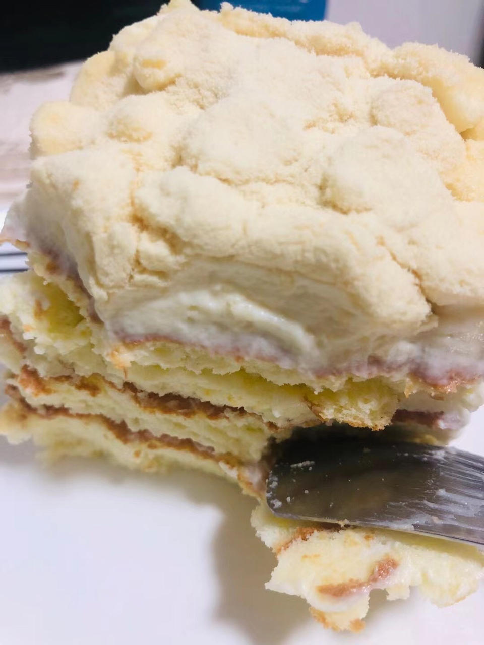 豆香浓郁甜而不腻❗️自制网红豆乳盒子蛋糕