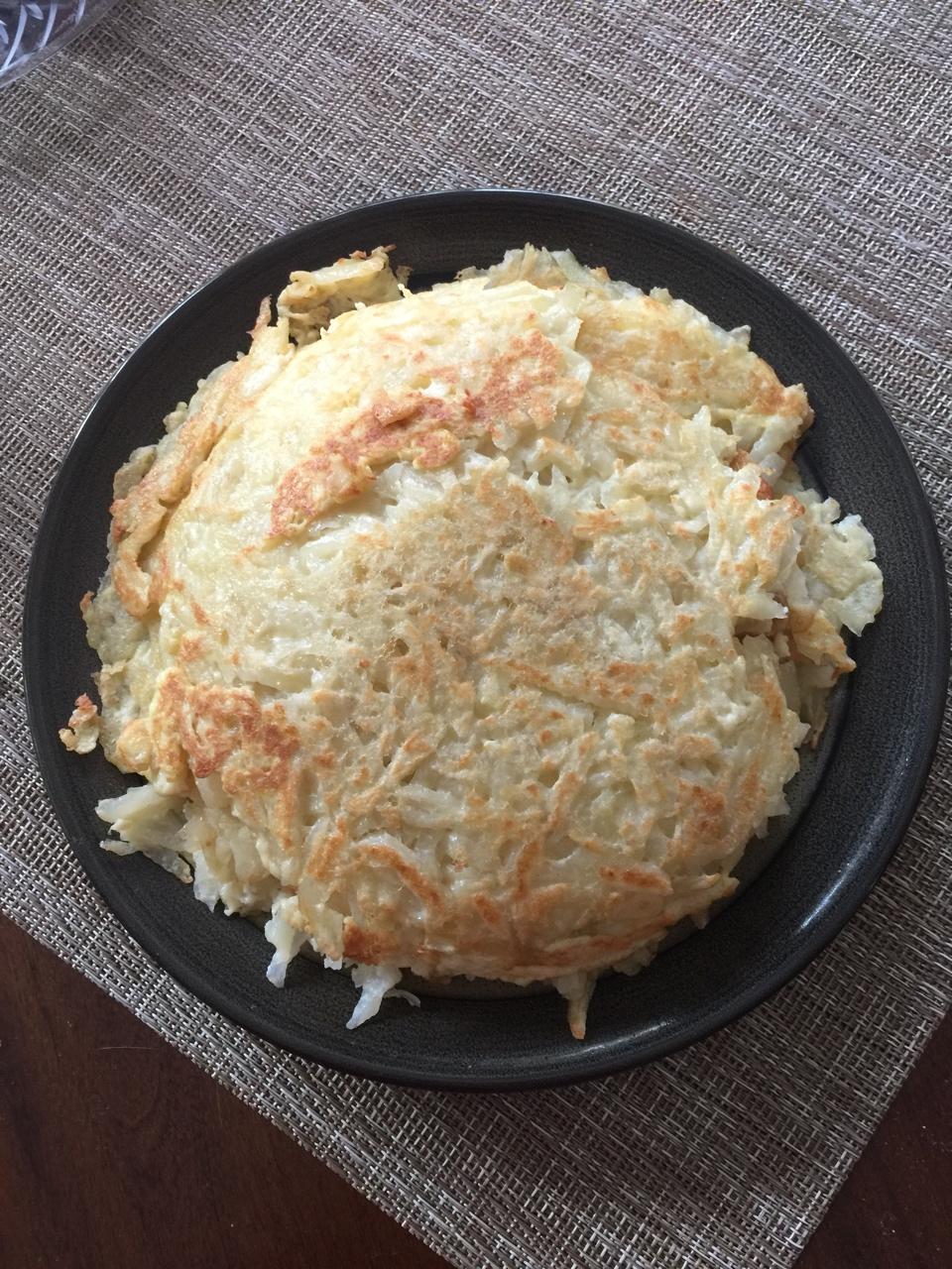 土豆丝鸡蛋饼