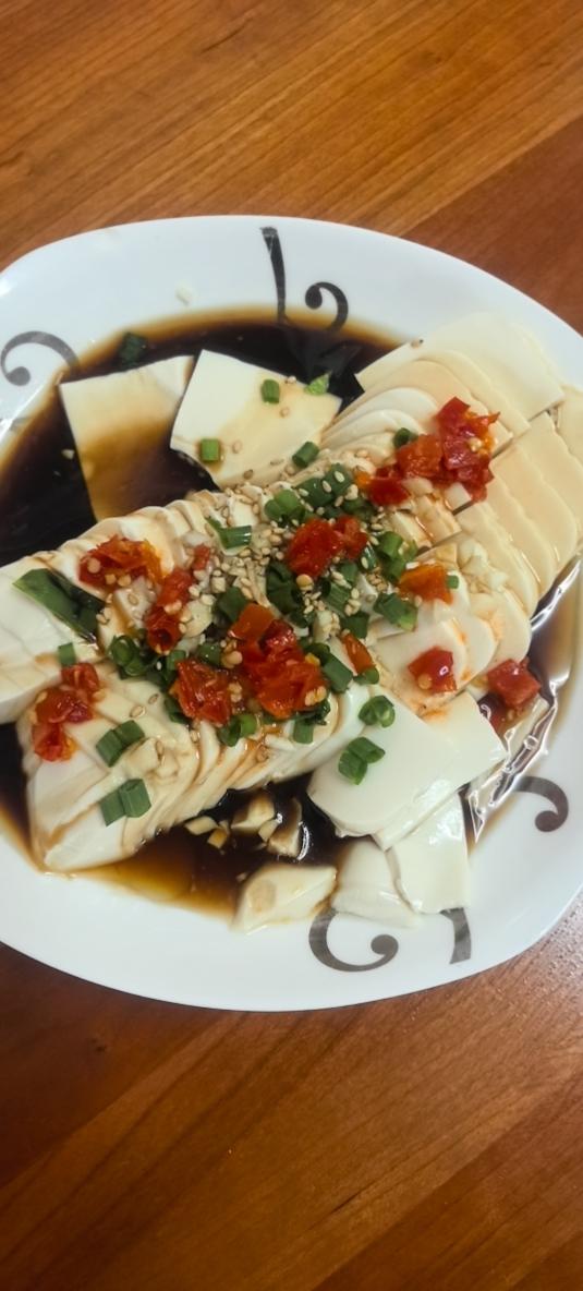豆腐凉拌嫩豆腐