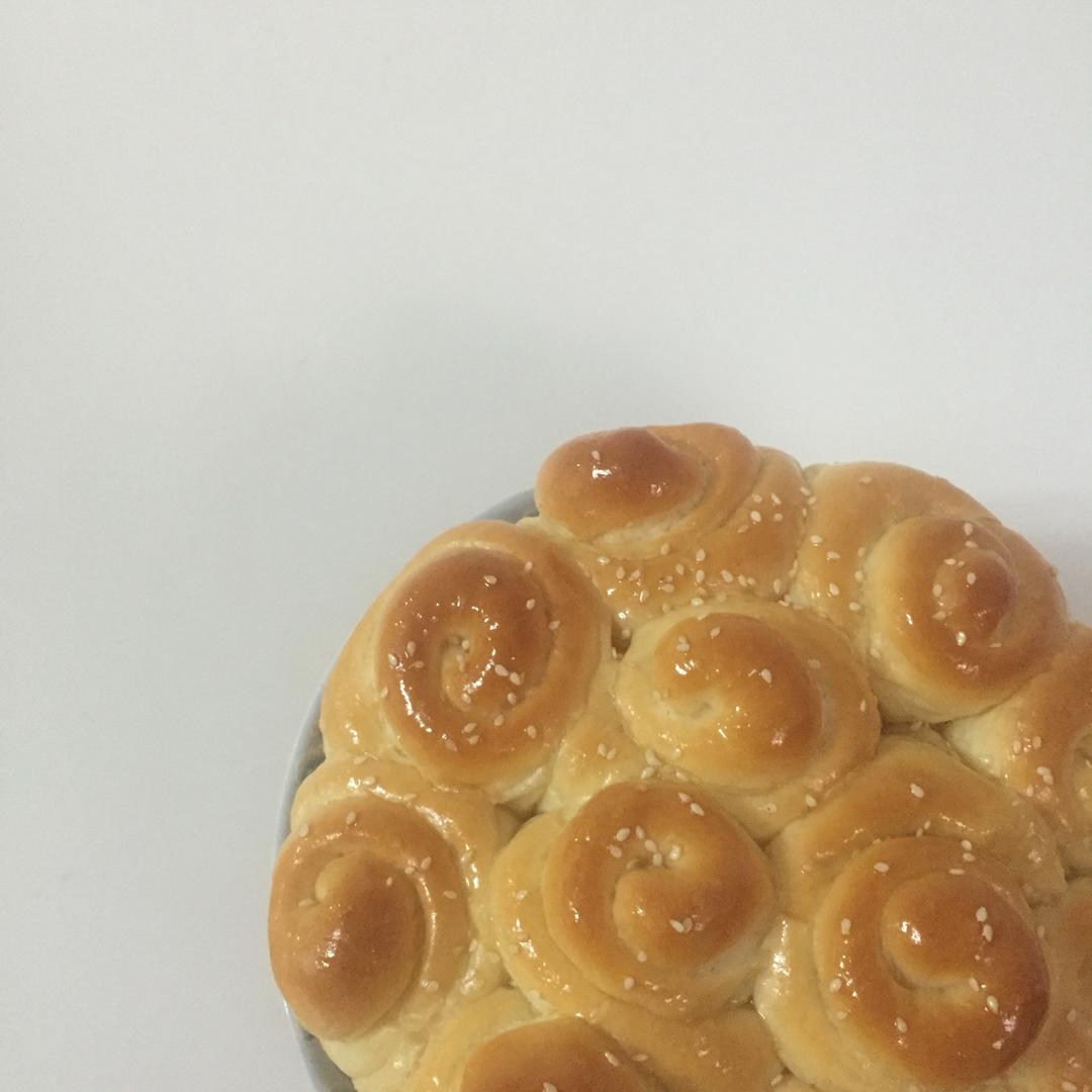 奶油蜂蜜小面包