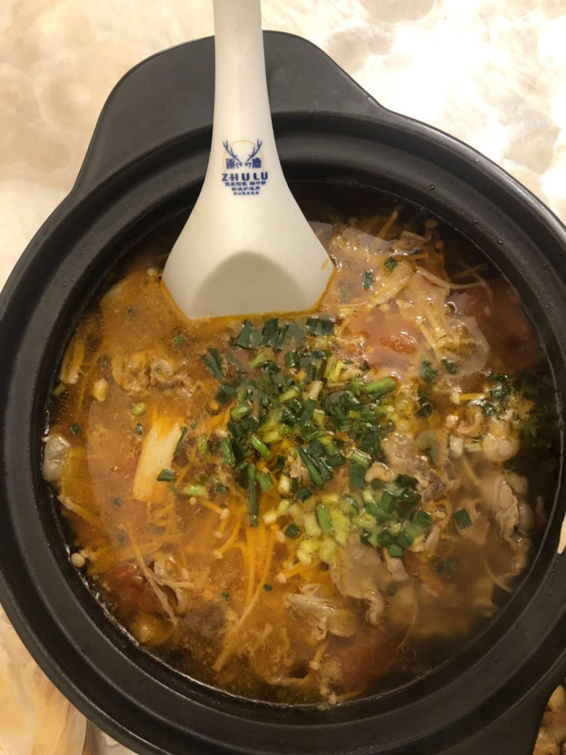 番茄肥牛金针菇