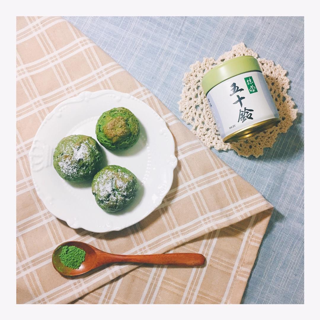 抹茶红小豆司康