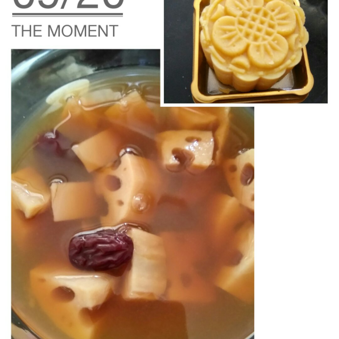 红枣莲藕糖水