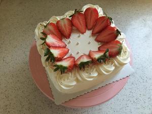 冬季恋歌草莓奶油蛋糕的做法 步骤11