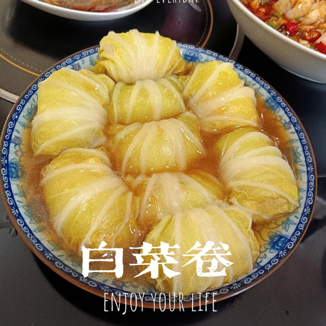 方便好吃的娃娃菜包肉